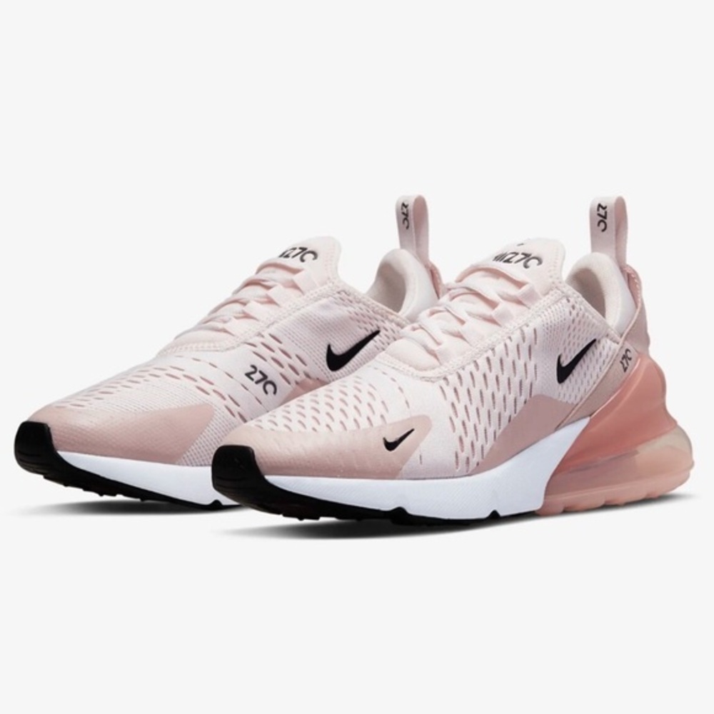Nike Womens Size 8 AirMax 270 Athletic Shoes Light Soft Pink Sneakers New In Box